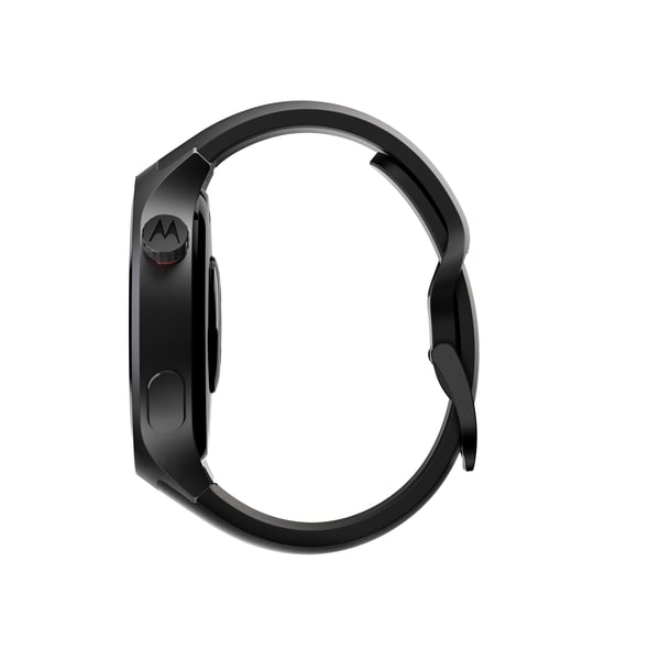Motorola Moto Watch 3,63 cm (1.43") OLED 47 mm Digitaalinen Kosketusnäyttö Musta GPS (satelliitti)