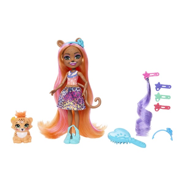 Enchantimals Glam Party CHARISSE CHEETAH & GRINSY Doll