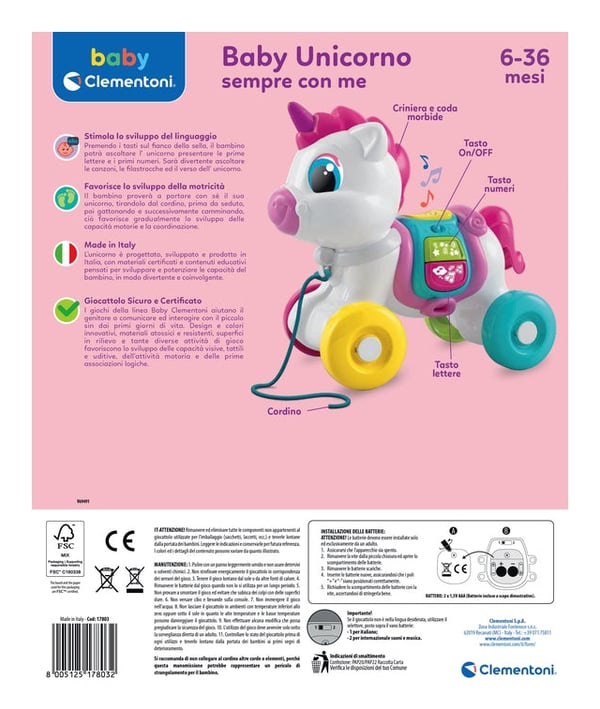 Baby Unicorno Sempre con Me