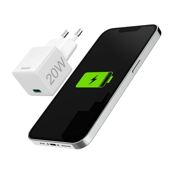 Hama 00201840 mobilladdare Smartphone Vit AC Snabb laddning inomhus