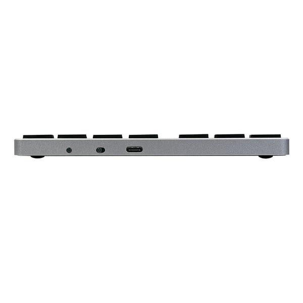 LogiLink ID0187 numeriskt tangentbord Universal Bluetooth Aluminium, Svart