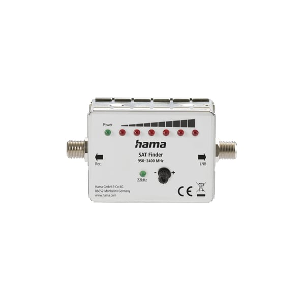 Hama 00205359 satellit finder 950 - 2400 MHz Indbygget skærm Lydalarmer 1 stk
