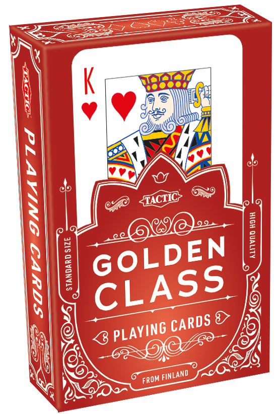 Tactic Golden Class kortspil 58 stk