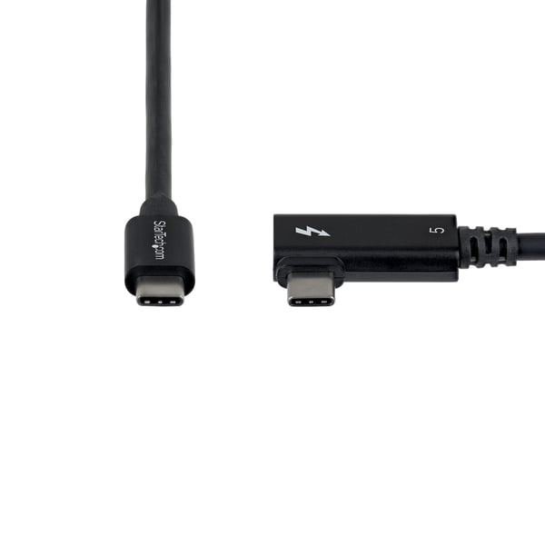 StarTech.com TBLT5MM80CM240WRA Thunderbolt kabel 0,8 m 80 Gbit/sek. Sort