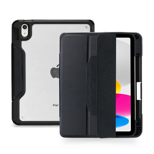 DEQSTER 40-1013765 iPad-fodral 27,7 cm (10.9") Utbytbara fodral Svart