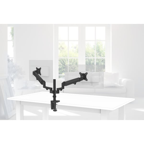 Hama 00118498 skærmbeslag og -stativer 81,3 cm (32") Skrivebord Sort