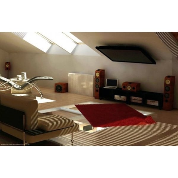Techly ICA-CPLB 222 tv-beslag 94 cm (37") Sort, Sølv