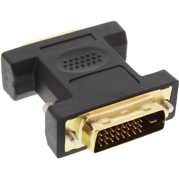InLine 17760P kabel kønsskifter DVI-I DVI-D Sort