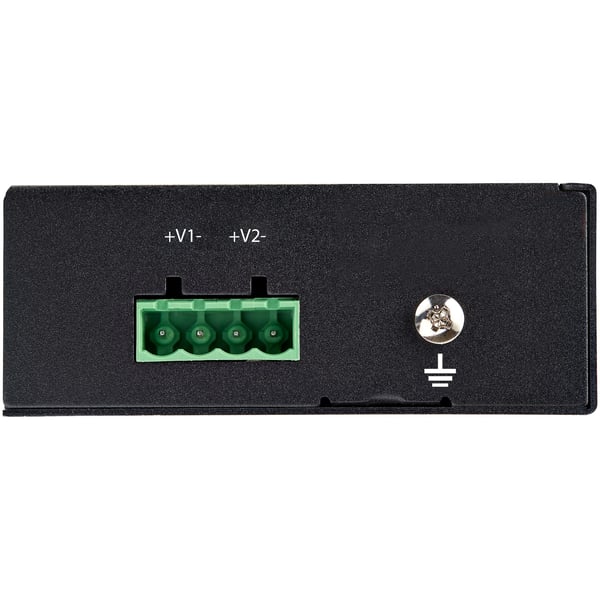 StarTech.com Industriell Gigabit Ethernet PoE-injektor - 30 W 802.3at PoE + Midspan 48 V-56 VDC DIN-skena