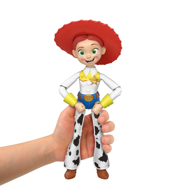 Disney Pixar Disney og Pixar Toy Story 5 Jessie-figur i stor skala, 30 cm bevægeligt legetøj, dansende cowgirlbevægelse