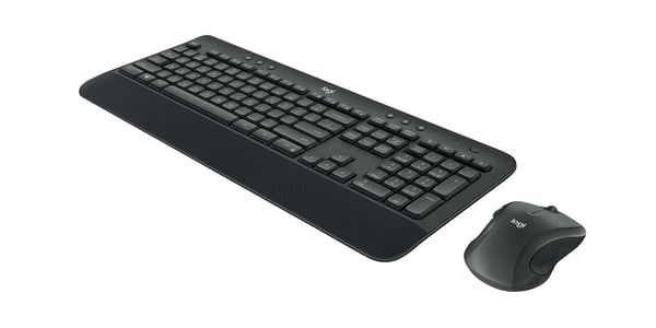 Logitech 920-008923 tastatur Mus inkluderet Kontor RF trådløst QWERTY US International Sort