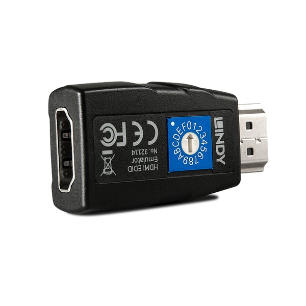Lindy 32114 kaapelin sukupuolenvaihtaja HDMI Type A Musta