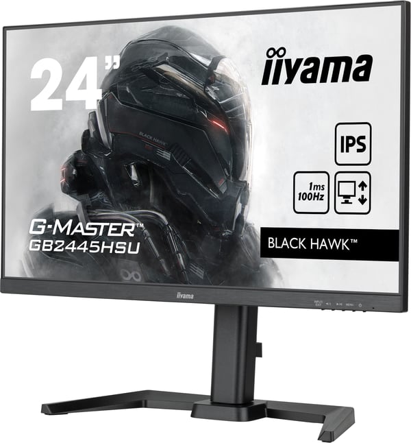 iiyama G-MASTER GB2445HSU-B1 platta pc-skärmar 61 cm (24") 1920 x 1080 pixlar Full HD LED Svart