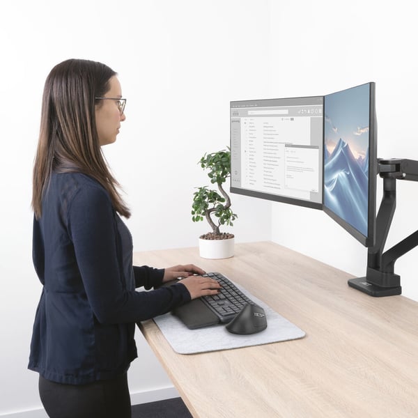 ACT AC5450 tastatur Universel USB + RF Wireless + Bluetooth QWERTY US engelsk Mørkegrå