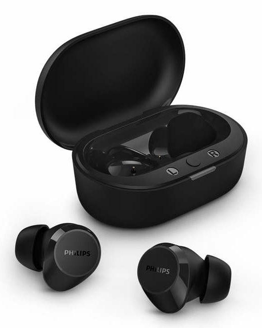 Philips TAT1209BK/00 hörlur och headset True Wireless Stereo (TWS) I öra Samtal/musik Bluetooth Svart