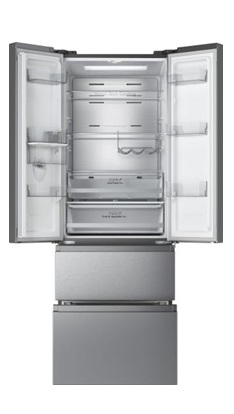 Hisense RF632N4WIE1 side-by-side køle-fryseskab Fritstående 485 L Rustfrit stål