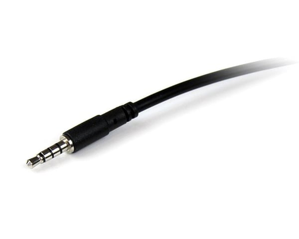 StarTech.com 1 m 3,5 mm 4-nastainen TRRS-headsetin jatkojohto