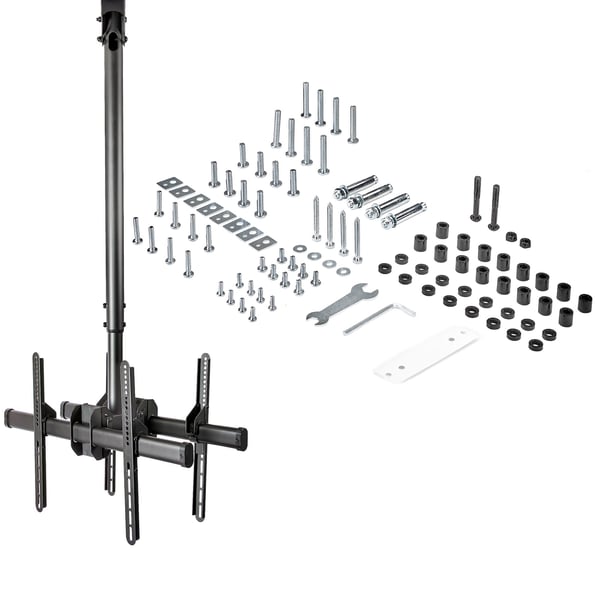 StarTech.com FPCEILBTB kyltin näyttökiinnike 190,5 cm (75") Musta
