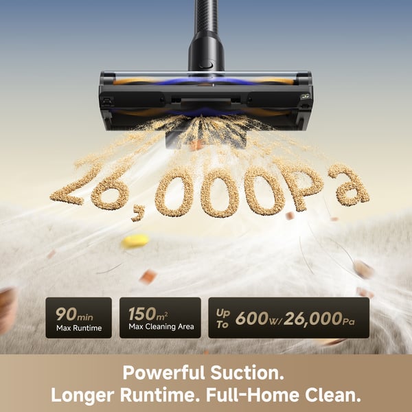 Dreame Cordless Stick Vacuum R20 Pro Sauvaimuri Akku Sykloninen Pussiton 0,6 L 610 W Musta