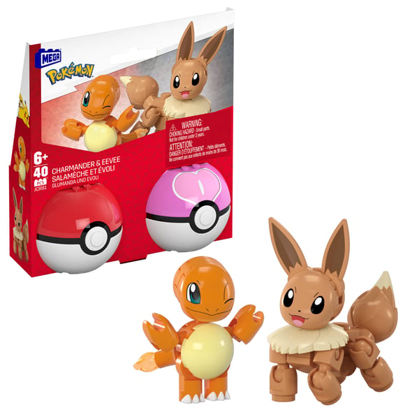 MEGA Pokémon Charmander & Eevee