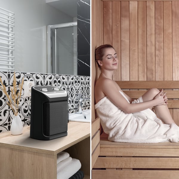 Rowenta Mini Excel SO9261 inomhus Svart 1800 W Elektrisk värmefläkt
