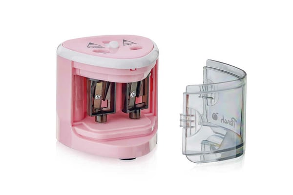 Peach PO102 Elektrisk blyantspidser Rose, Hvid