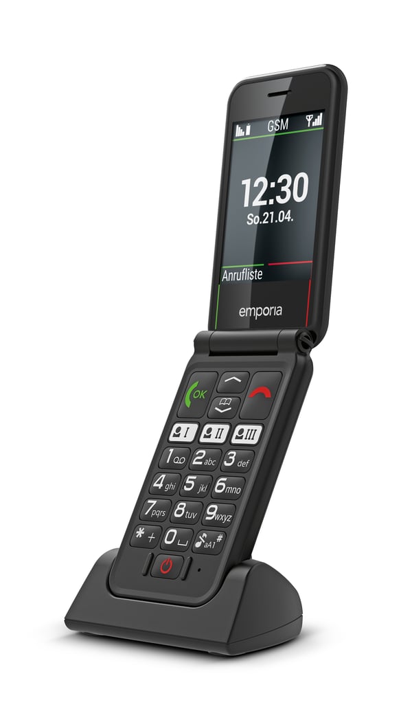 Emporia SIMPLICITYglam 7,11 cm (2.8") 106 g Hvid Senior telefon