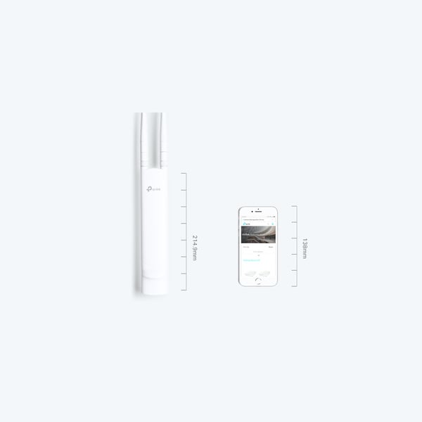 TP-Link EAP113-Outdoor 300 Mbit/s Vit Strömförsörjning via Ethernet (PoE) stöd