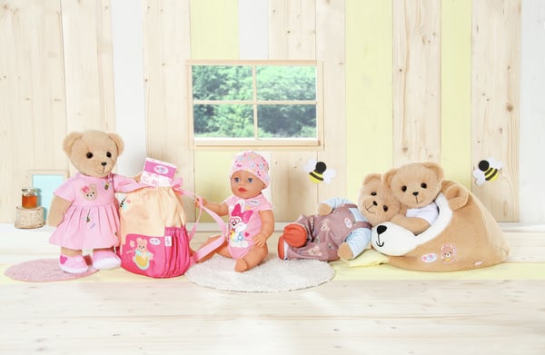 BABY born Bear Sleeping Cave Dukke sovepose