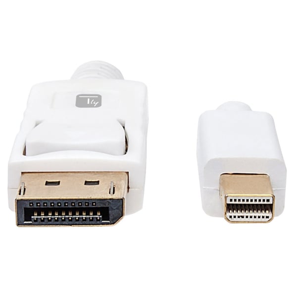 Techly ICOC MDP-030T4K DisplayPort-kabel 3 m Mini DisplayPort Vit