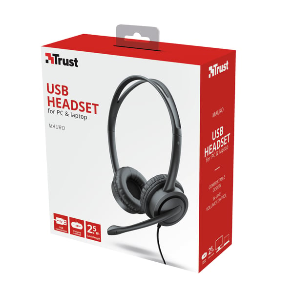 Trust Mauro Headset Ledningsført Opkald/musik