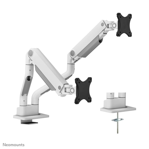 Neomounts DS70S-950WH2 monitorin kiinnike ja jalusta 88,9 cm (35") Vastaanotto Valkoinen