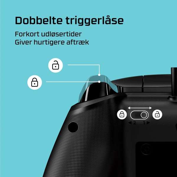 HyperX Clutch Gladiate gaming-controller med ledning – Xbox