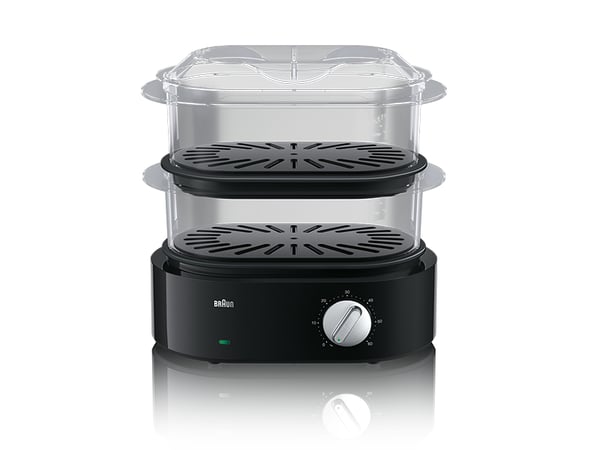 Braun FS 5100 höyrykeitin 2 kori(a) Pöytämalli 850 W Musta