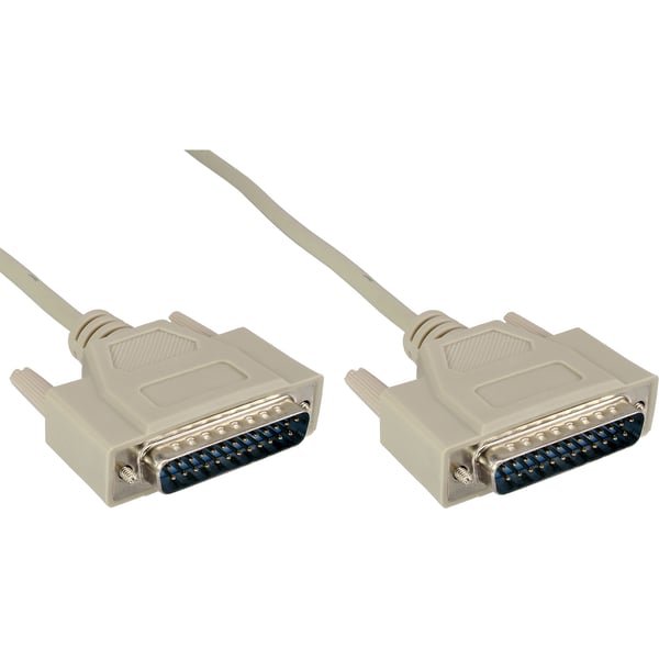 InLine 11119M serielkabel Beige 10 m DB25M InLine 11119M serielkabel Beige 10 m DB25M