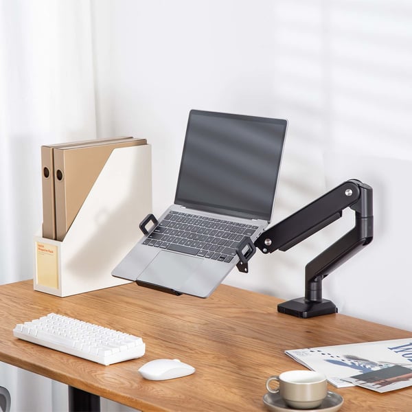 AISENS DTLTA01-215 Ställ för bärbara datorer Ställ till bärbara datorer Svart 43,2 cm (17")