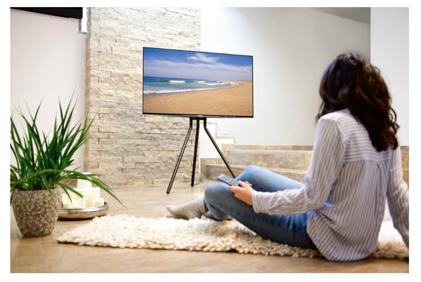 Hama 00220870 TV-kiinnike 190,5 cm (75") Musta