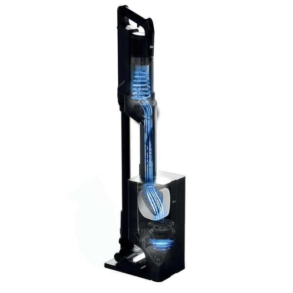 Hoover HF350HP 011 2-i-1 stangstøvsuger Batteri Dry HEPA Poseløs 0,7 L 400 W Sort, Sølv 2,5 At