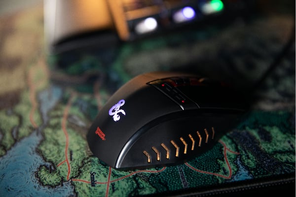 Konix KX DND GAMING MOUSE hiiri Pelaaminen Oikeakätinen USB A-tyyppi Optinen 2500 DPI