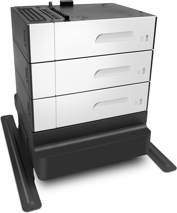 HP PageWide Enterprise 3x500-arks papirbakke og stativ
