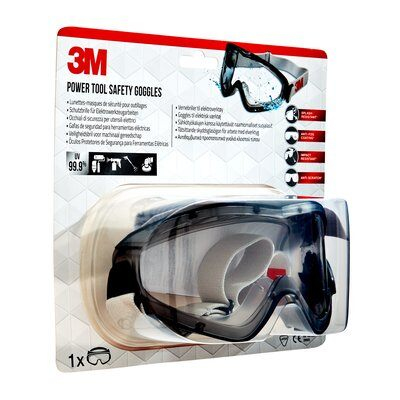 3M 2890C1 sikkerhedsbrille & brille Sikkerhedsbriller Plast Hvid