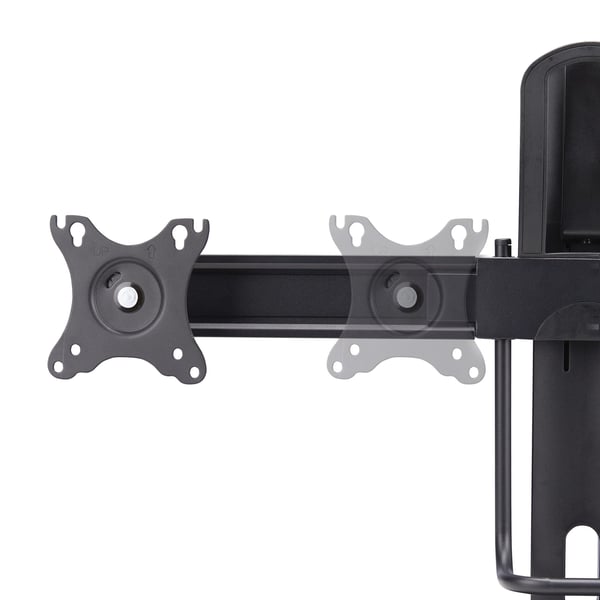 StarTech.com 2MC1S-MONITOR-STAND skærmbeslag og -stativer 68,6 cm (27") Skrivebord Sort
