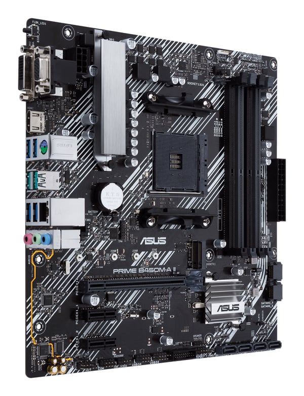 ASUS PRIME B450M-A II AMD B450 Stik AM4 micro ATX