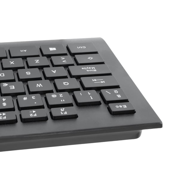 CoolBox COO-TEC01-U tastatur Hjemme/kontor USB QWERTY Spansk Sort