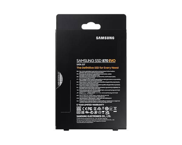 Samsung 870 EVO 500 GB 2.5" Serial ATA III V-NAND MLC