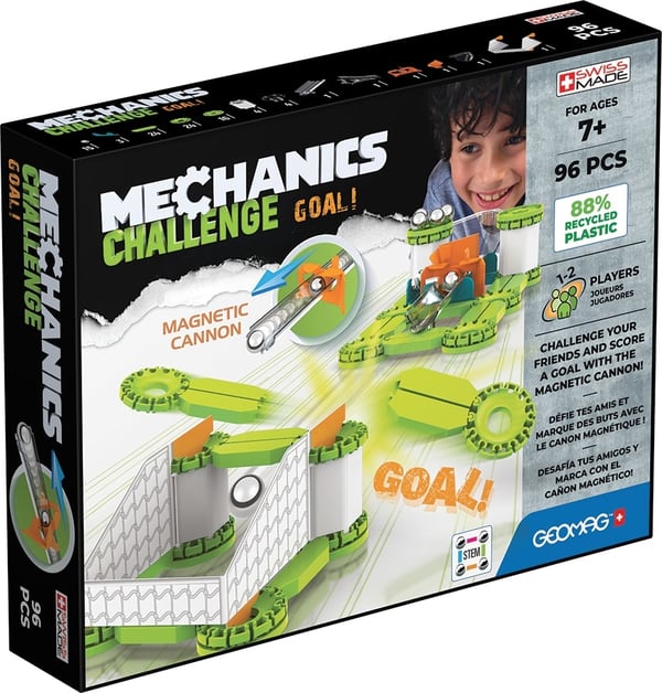 Geomag Mechanics Recycled Challenge Goal! Neodymmagnetleksak