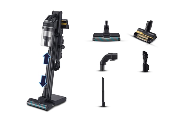 Samsung VS20C955CTK Skaftdammsugare, 2-i-1 Batteri Torr Utan påse 580 W Svart