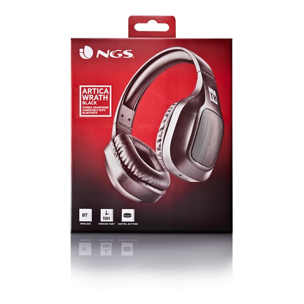 NGS ARTICA WRATH Kuulokkeet Langallinen & langaton Pääpanta Puhelut/Musiikki USB Type-C Bluetooth Musta