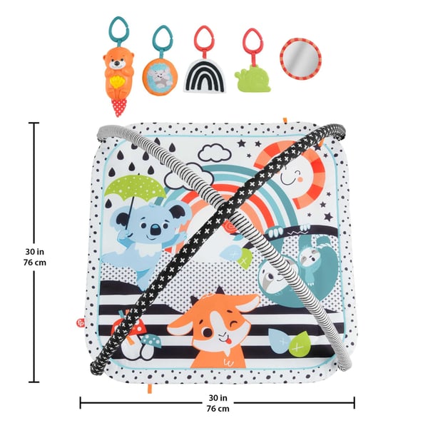 Fisher-Price 3-in-1 Music, Glow & Grow Gym