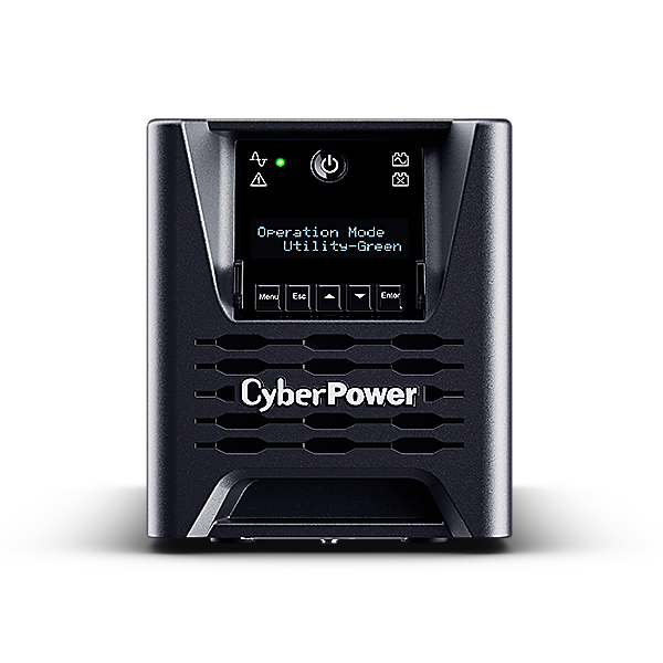 CyberPower LCD PR750ELCD3C UPS-enhed Interaktivt indgangsstik 0,75 kVA 750 W 8 AC stikkontakt(er)